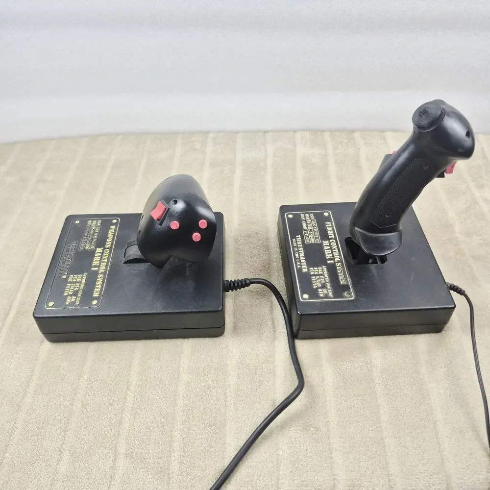 ThrustMaster Flight Control System Mark I FCS PC Simulation Joysticks UNTESTED